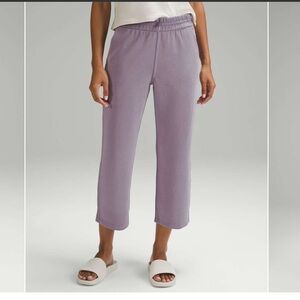 Lululemon softstream high rise cropped pants - purple ash-size 2